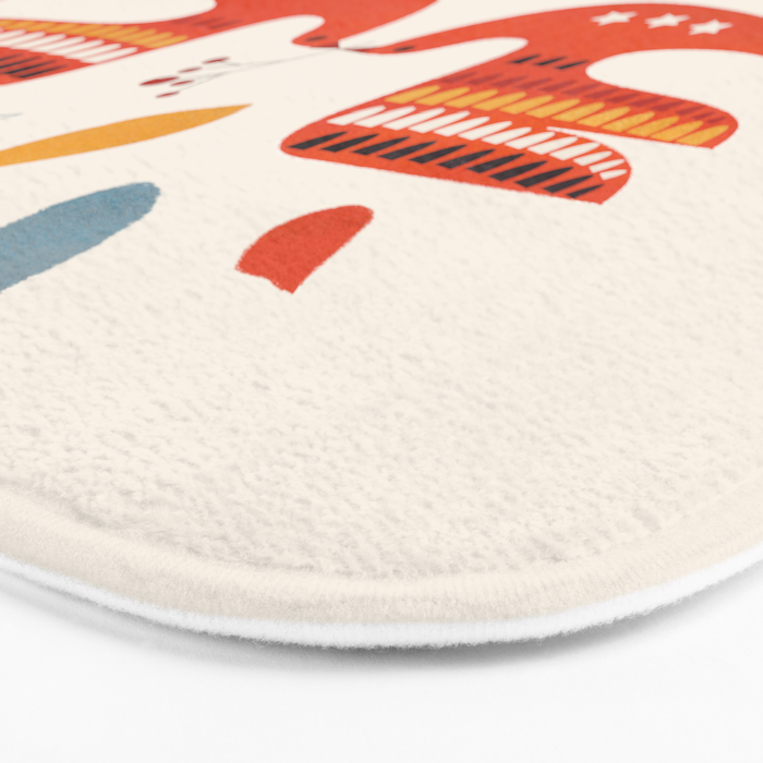 A Pair Of Festive Birds Bath Mat Gallery Image 3