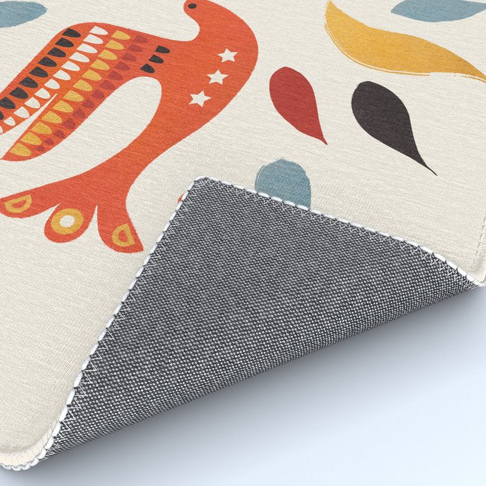 A Pair Of Festive Birds Rug Gallery Image 4