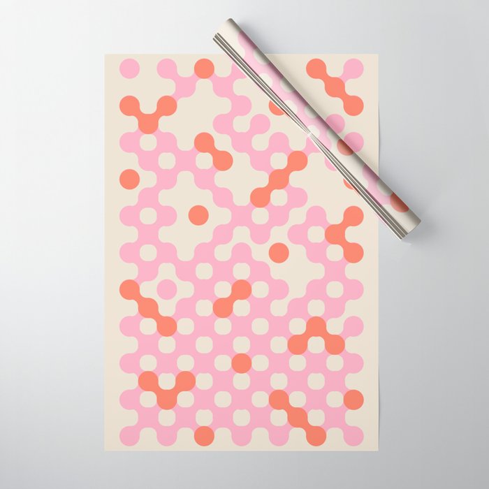 Circles: PATTERN 01 | The Peach Edition Wrapping Paper Gallery Image 1