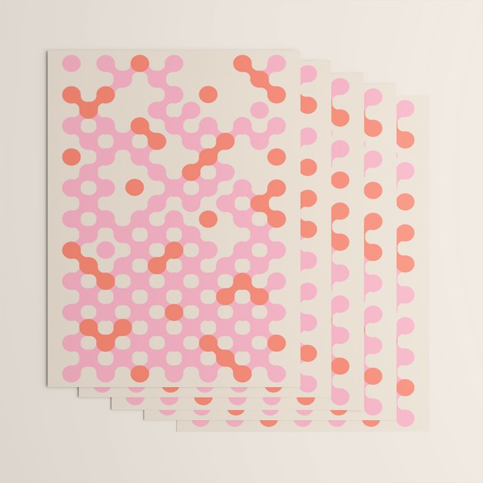Circles: PATTERN 01 | The Peach Edition Wrapping Paper Gallery Image 3