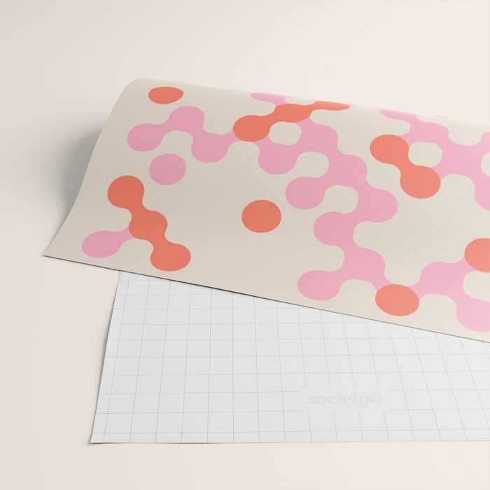 Circles: PATTERN 01 | The Peach Edition Wrapping Paper Gallery Image 2