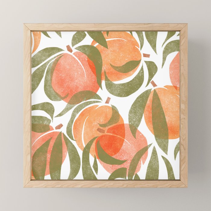 Peaches Mini Art Print Gallery Image 1