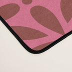 Retro Floral Geometric Pattern Desk Mat Gallery Image 4