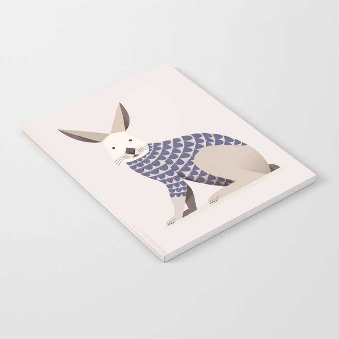 Whimsical European Hare Notebook Gallery Image 2