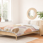 Bauhaus Geo Shapes - Fall Colors Duvet Cover Gallery Image 2