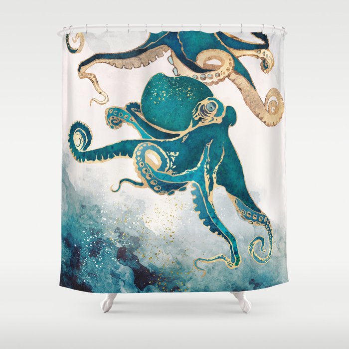 Underwater Dream V Shower Curtain Gallery Image 1