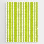 Classic Stripes XXXVIII - Lime Green Jigsaw Puzzle Gallery Image 1