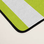 Classic Stripes XXXVIII - Lime Green Desk Mat Gallery Image 4
