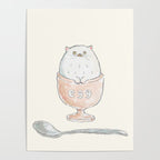 Boiled egg Cat Poster Gallery Image 4
