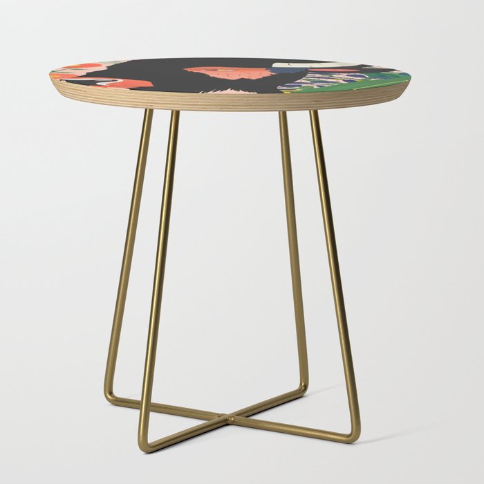Floral Bison Side Table Gallery Image 1