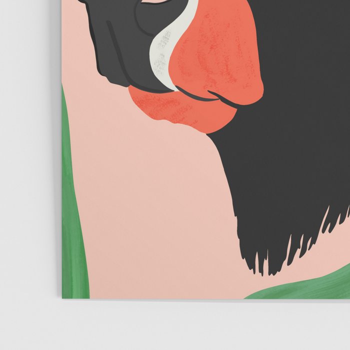 Floral Bison Poster Gallery Image 3