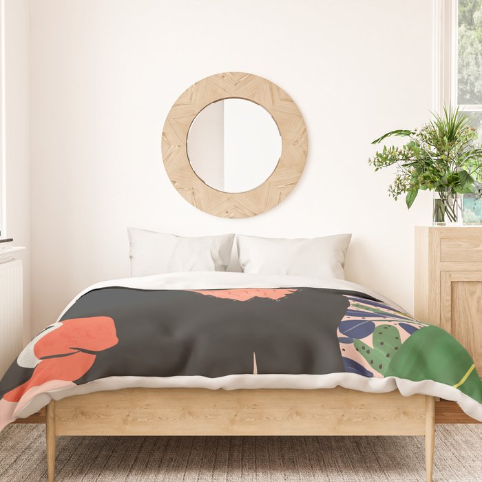 Floral Bison Duvet Cover Gallery Image 3