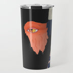 Floral Bison Travel Mug Gallery Image 1