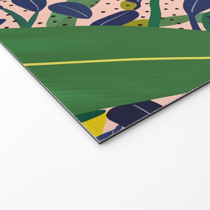 Floral Bison Welcome Mat Gallery Image 2