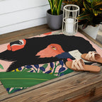 Floral Bison Outdoor Rug Gallery Image 2