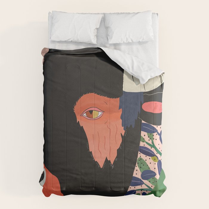 Floral Bison Comforter Gallery Image 6