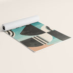 Retro Geometric Shapes 2 Yoga Mat Gallery Image 2