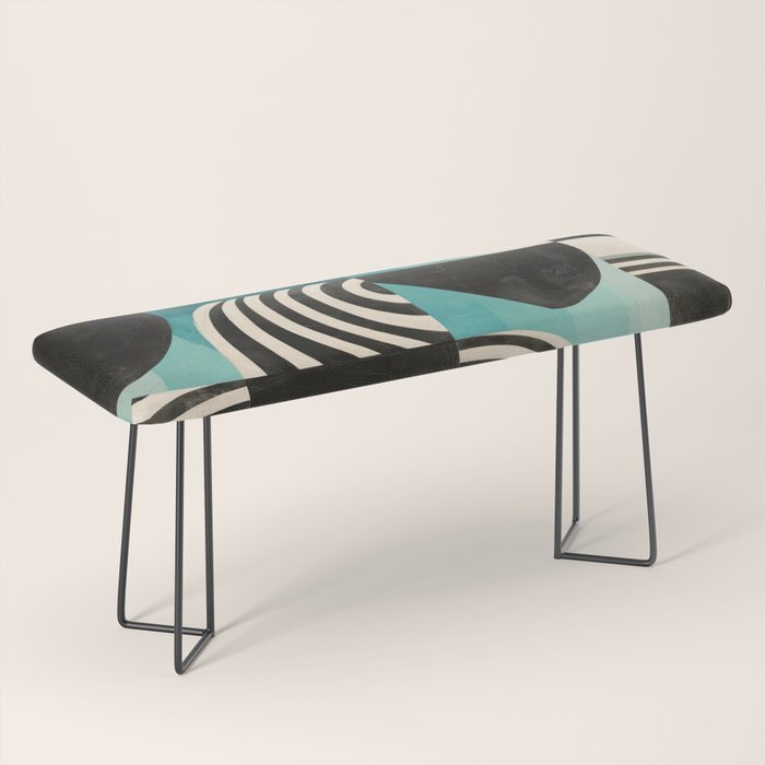 Retro Geometric Shapes 2 Bench Gallery Image 1