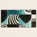 Retro Geometric Shapes 2 Desk Mat Gallery Image 3