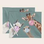 Bubble Gum Gang Dark Green Placemat Gallery Image 1