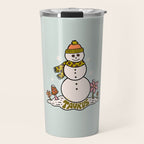 Taurus Snowman Travel Mug Gallery Image 1