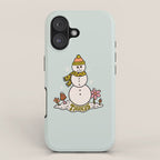 Taurus Snowman iPhone Case Gallery Image 1