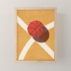 BALLS / Basketball (Indoor) Mini Art Print Gallery Image 1