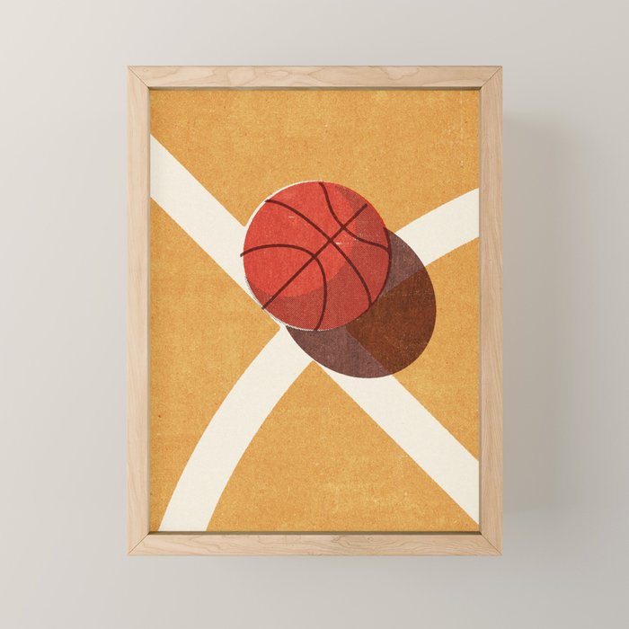 BALLS / Basketball (Indoor) Mini Art Print Gallery Image 1
