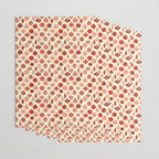 Christmas Ornaments Red Pink Beige Pattern Wrapping Paper Gallery Image 3