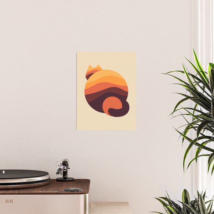 Cat Landscape 167 Poster Gallery Image 2