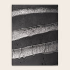Layers - Contemporary Black and White Abstract Notebook Gallery Image 4