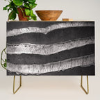 Layers - Contemporary Black and White Abstract Credenza Gallery Image 1
