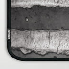 Layers - Contemporary Black and White Abstract Laptop Sleeve Gallery Image 3