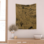 Vintage Map of Minnesota (1912) - Tan Wall Tapestry Gallery Image 2