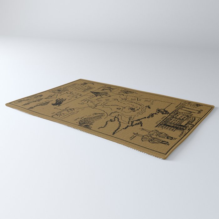 Vintage Map of Minnesota (1912) - Tan Rug Gallery Image 3