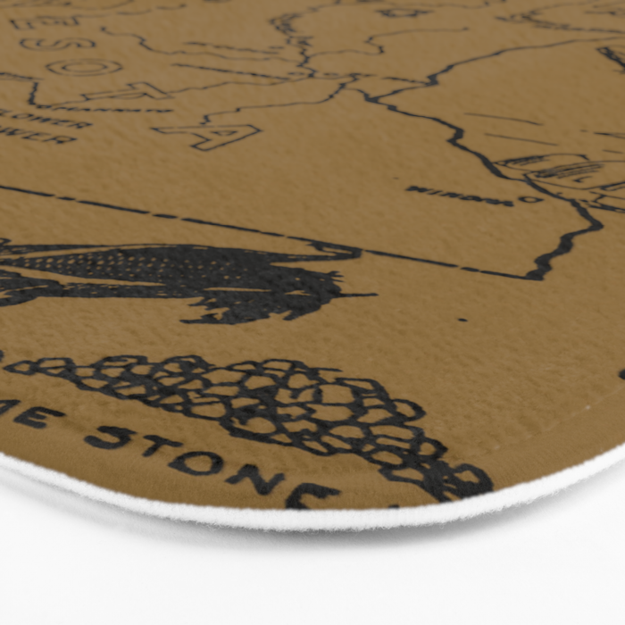 Vintage Map of Minnesota (1912) - Tan Bath Mat Gallery Image 3