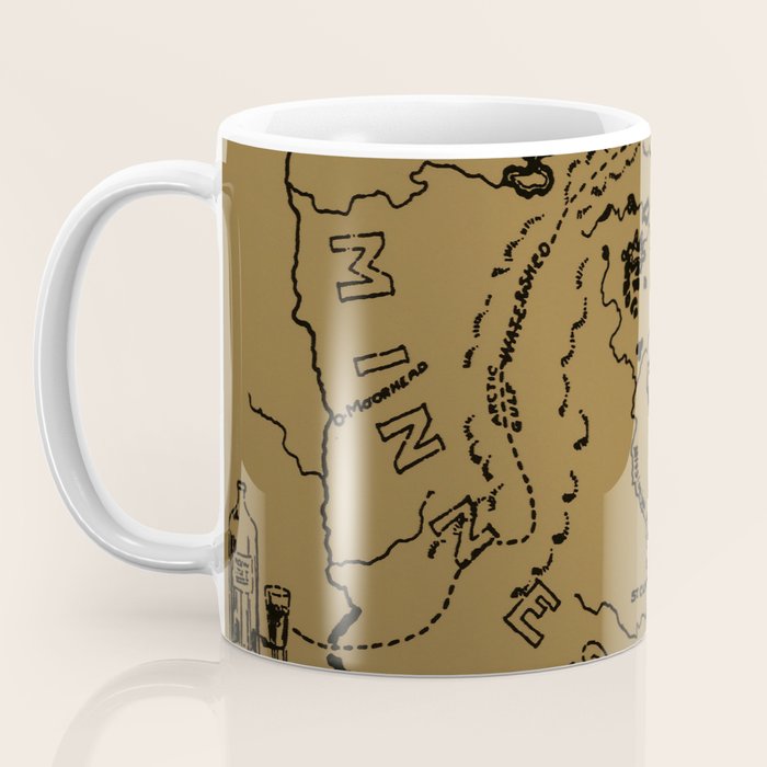 Vintage Map of Minnesota (1912) - Tan Coffee Mug Gallery Image 3