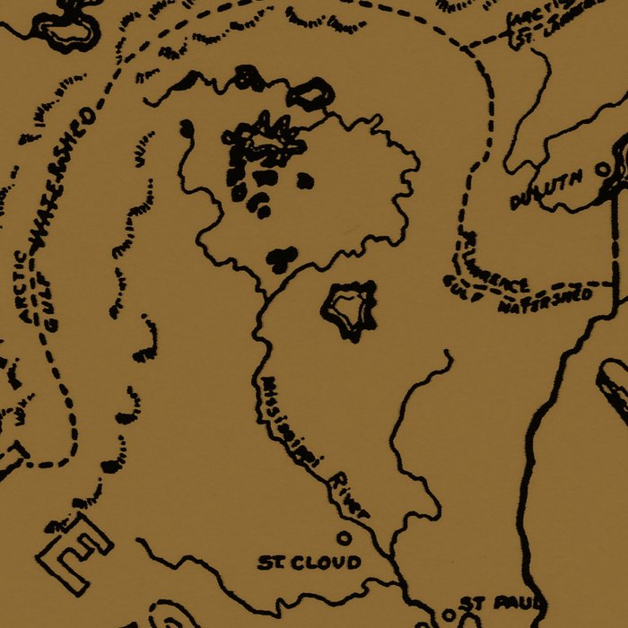 Vintage Map of Minnesota (1912) - Tan Coffee Mug Gallery Image 2