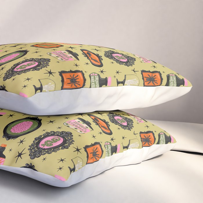 Eerie Oddities Halloween Pattern Pillow Sham Gallery Image 3