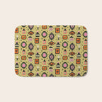 Eerie Oddities Halloween Pattern Bath Mat Gallery Image 1