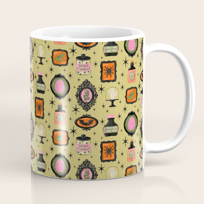 Eerie Oddities Halloween Pattern Coffee Mug Gallery Image 1