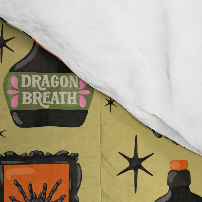 Eerie Oddities Halloween Pattern Comforter Gallery Image 4