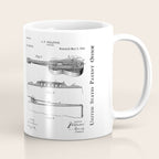 Acoustic Guitar Patent - Guitar Player Music Lover Art - Black Chalkboard Coffee Mug Gallery Image 1