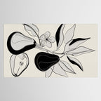 Line Art Pears 4 Tablecloth Gallery Image 2