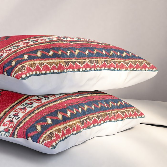 Kazak Southwest Caucasus Niche Rug Print Pillow Sham Gallery Image 3