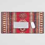 Kazak Southwest Caucasus Niche Rug Print Desk Mat Gallery Image 1