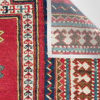 Kazak Southwest Caucasus Niche Rug Print Wall Tapestry Gallery Image 3