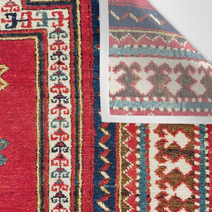 Kazak Southwest Caucasus Niche Rug Print Wall Tapestry Gallery Image 3