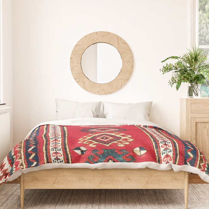 Kazak Southwest Caucasus Niche Rug Print Duvet Cover Gallery Image 3