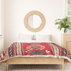 Kazak Southwest Caucasus Niche Rug Print Duvet Cover Gallery Image 3